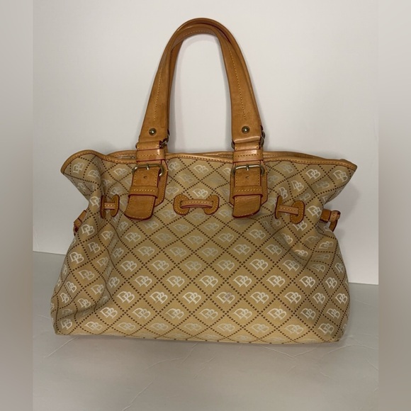 Dooney & Burke Patchwork Tote/Shoulder Bag - Picture 6 of 16